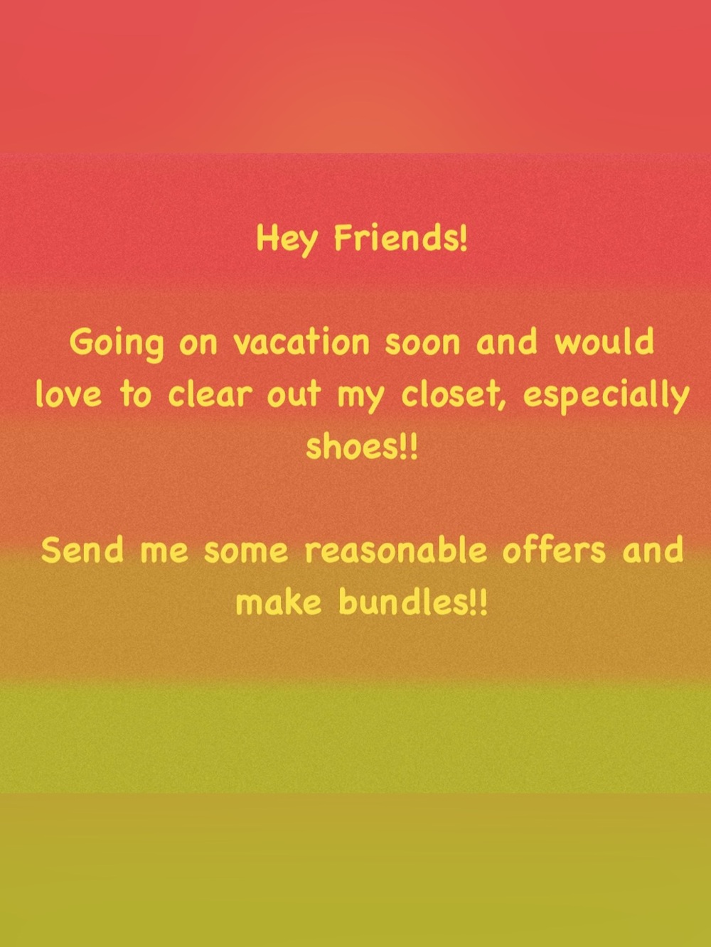 Closet Clear Out!! 👀